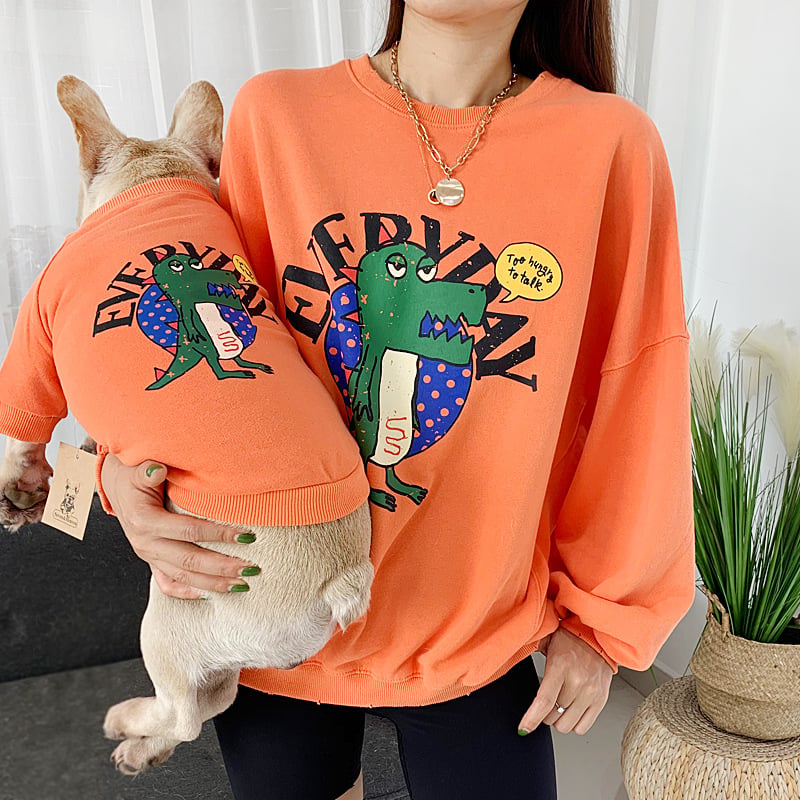 DoggyShirt Dino Includes Human Matching shirt