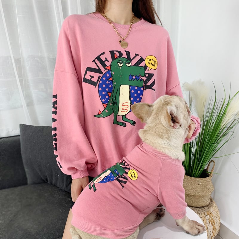 DoggyShirt Dino Includes Human Matching shirt