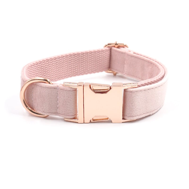 DoggySet Collar & Leash Rose Gold