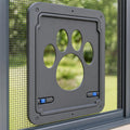 DoggyDoor pet door detail close up